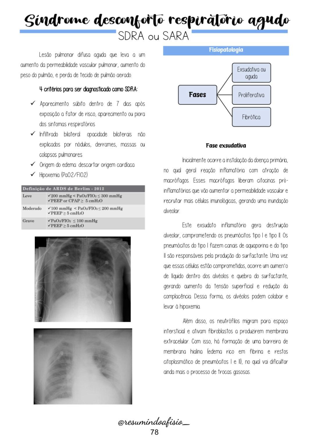 Apostila Pneumologia - Resumindo a Fisio